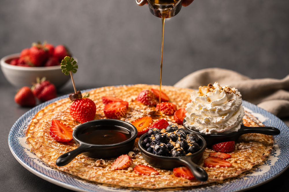 Sweet Berry Pancakes